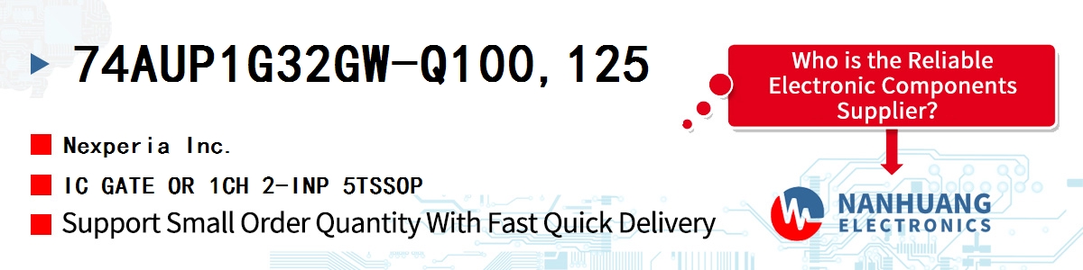 74AUP1G32GW-Q100,125 Nexperia IC GATE OR 1CH 2-INP 5TSSOP