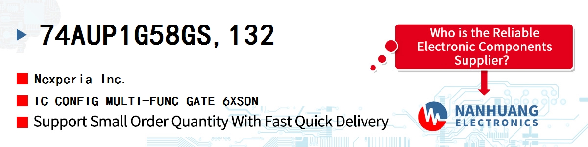 74AUP1G58GS,132 Nexperia IC CONFIG MULTI-FUNC GATE 6XSON