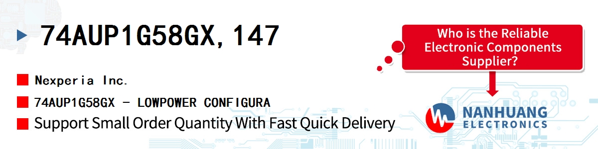 74AUP1G58GX,147 Nexperia 74AUP1G58GX - LOWPOWER CONFIGURA