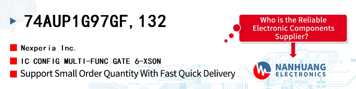 74AUP1G97GF,132 Nexperia IC CONFIG MULTI-FUNC GATE 6-XSON