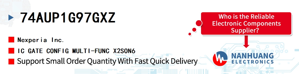 74AUP1G97GXZ Nexperia IC GATE CONFIG MULTI-FUNC X2SON6