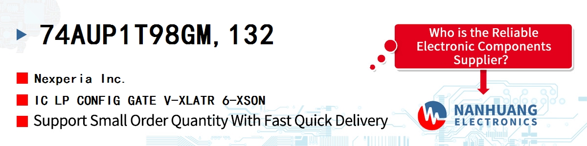 74AUP1T98GM,132 Nexperia IC LP CONFIG GATE V-XLATR 6-XSON