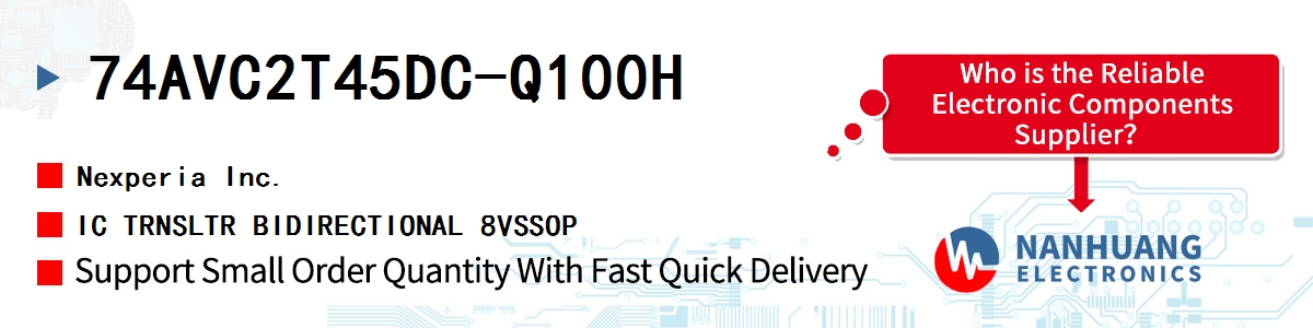 74AVC2T45DC-Q100H Nexperia IC TRNSLTR BIDIRECTIONAL 8VSSOP