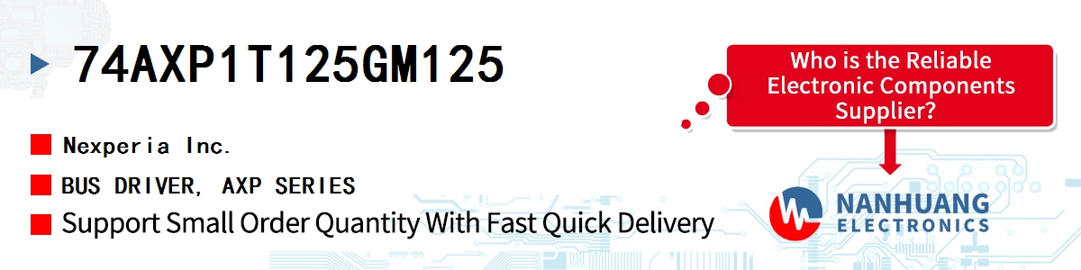 74AXP1T125GM125 Nexperia BUS DRIVER, AXP SERIES