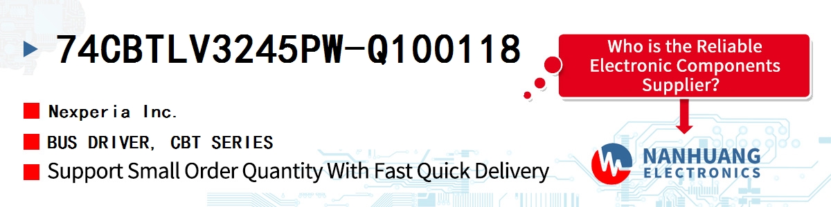 74CBTLV3245PW-Q100118 Nexperia BUS DRIVER, CBT SERIES