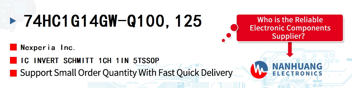 74HC1G14GW-Q100,125 Nexperia IC INVERT SCHMITT 1CH 1IN 5TSSOP