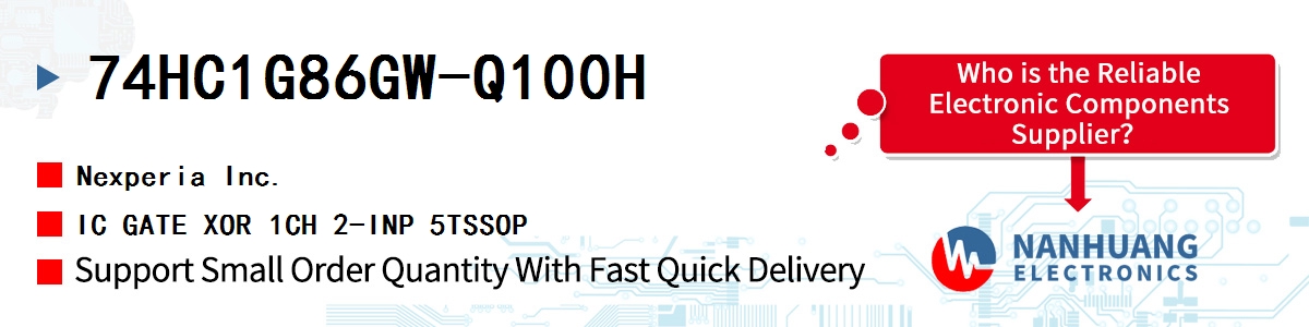 74HC1G86GW-Q100H Nexperia IC GATE XOR 1CH 2-INP 5TSSOP