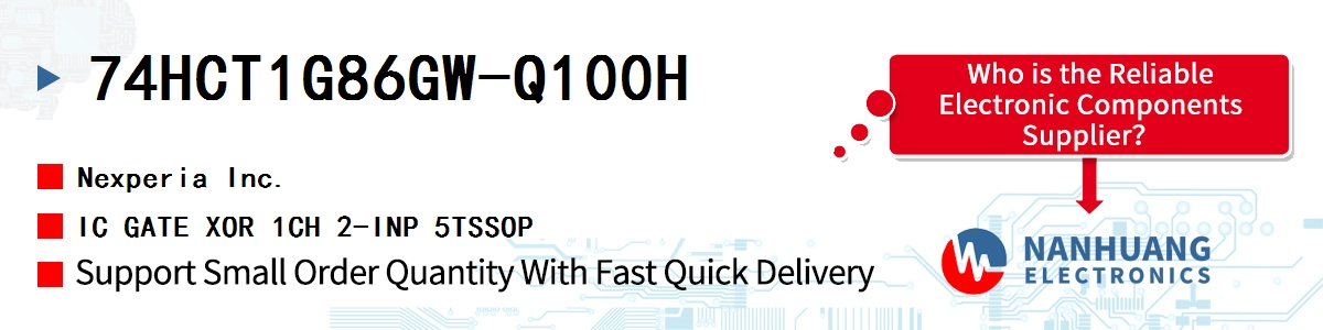 74HCT1G86GW-Q100H Nexperia IC GATE XOR 1CH 2-INP 5TSSOP