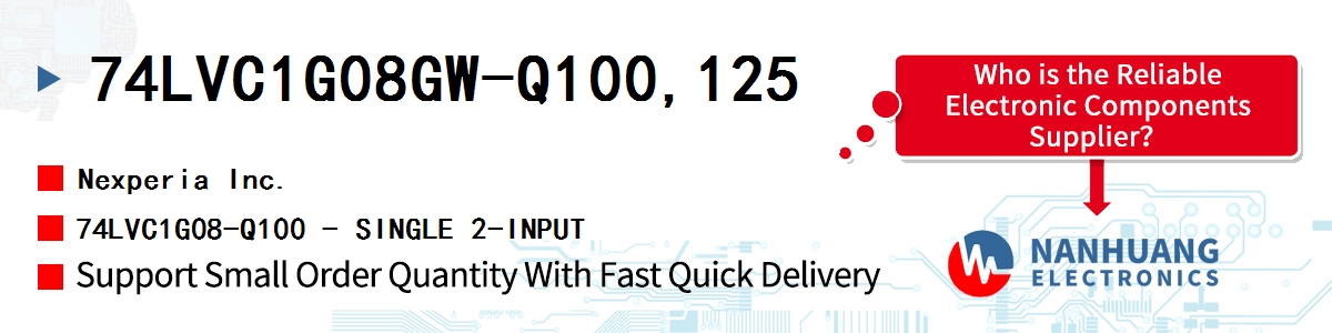 74LVC1G08GW-Q100,125 Nexperia 74LVC1G08-Q100 - SINGLE 2-INPUT