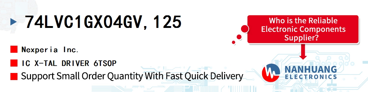 74LVC1GX04GV,125 Nexperia IC X-TAL DRIVER 6TSOP