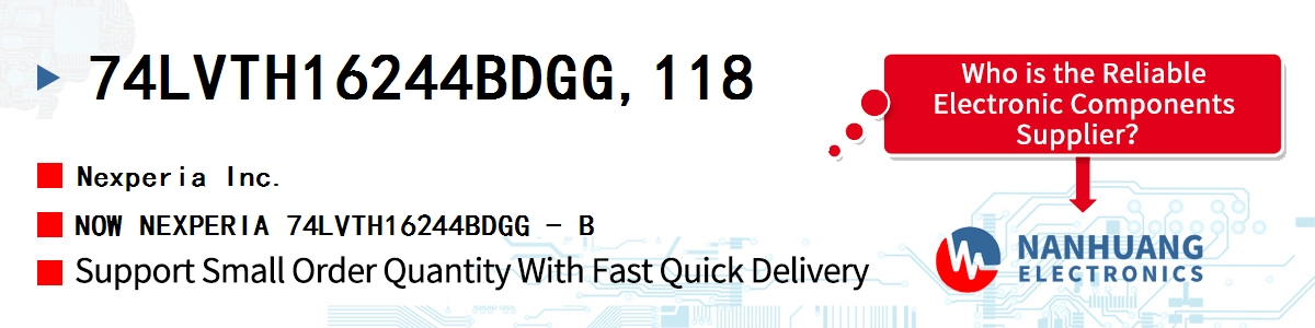 74LVTH16244BDGG,118 Nexperia NOW NEXPERIA 74LVTH16244BDGG - B