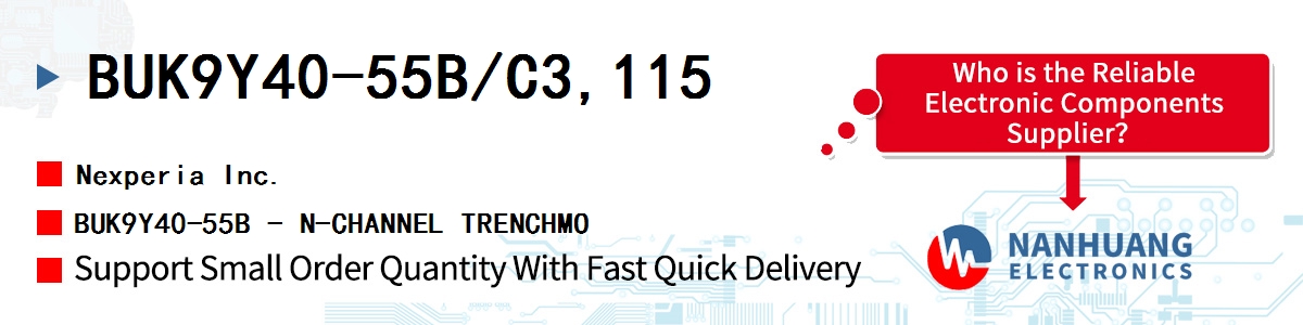 BUK9Y40-55B/C3,115 Nexperia BUK9Y40-55B - N-CHANNEL TRENCHMO