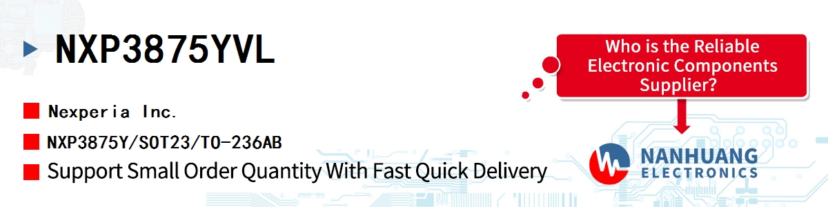 NXP3875YVL Nexperia NXP3875Y/SOT23/TO-236AB
