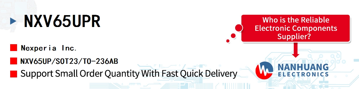 NXV65UPR Nexperia NXV65UP/SOT23/TO-236AB
