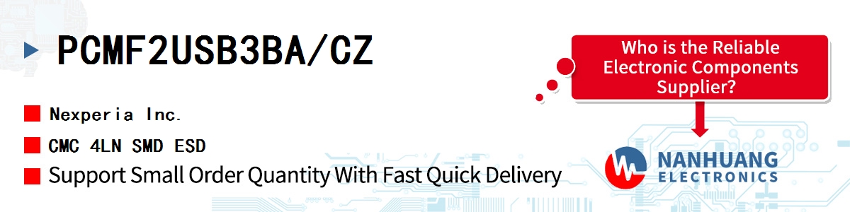 PCMF2USB3BA/CZ Nexperia CMC 4LN SMD ESD