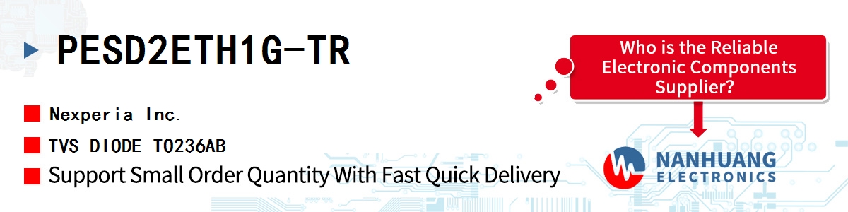 PESD2ETH1G-TR Nexperia TVS DIODE TO236AB