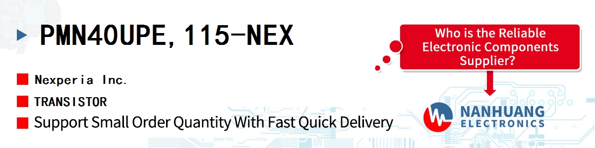 PMN40UPE,115-NEX Nexperia TRANSISTOR