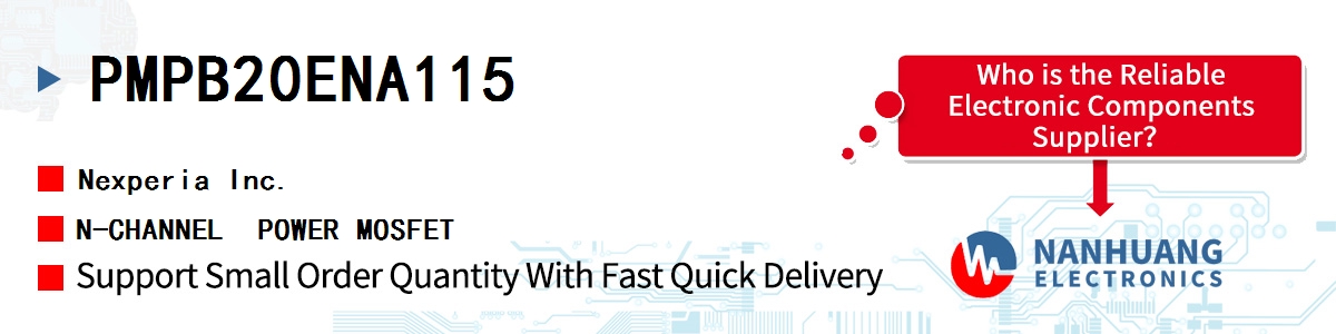 PMPB20ENA115 Nexperia N-CHANNEL  POWER MOSFET