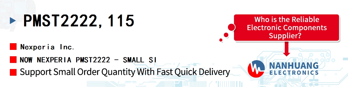 PMST2222,115 Nexperia NOW NEXPERIA PMST2222 - SMALL SI