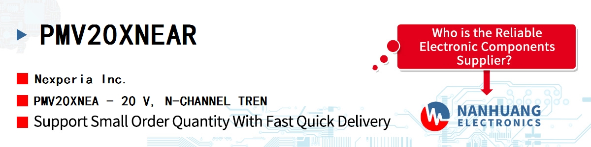 PMV20XNEAR Nexperia MOSFET N-CH 20V 6.3A TO236AB