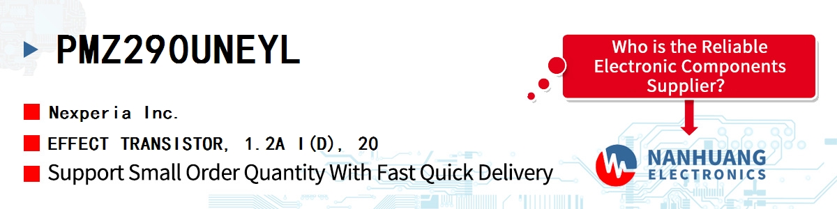 PMZ290UNEYL Nexperia MOSFET N-CH 20V 1A DFN1006-3