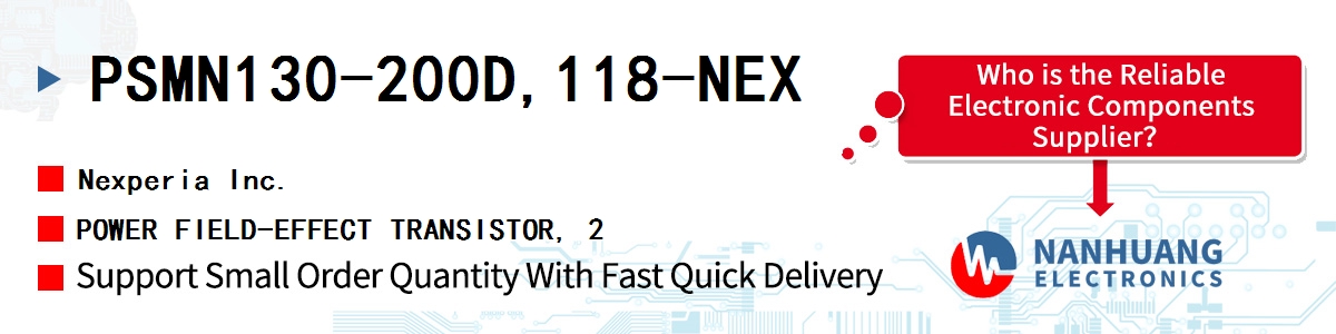 PSMN130-200D,118-NEX Nexperia POWER FIELD-EFFECT TRANSISTOR, 2