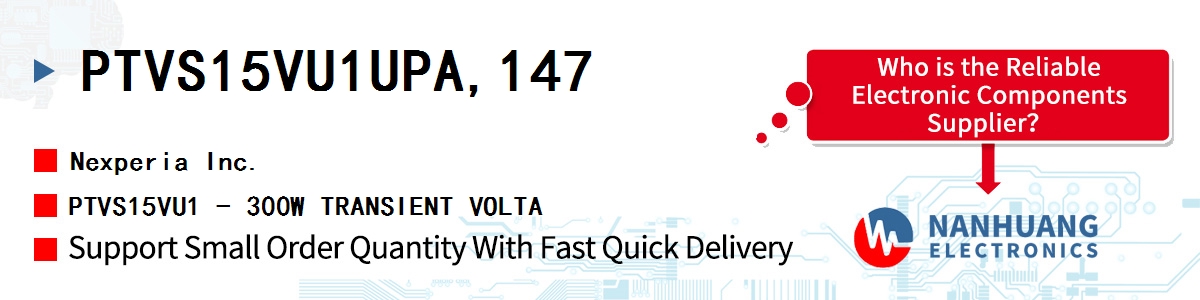 PTVS15VU1UPA,147 Nexperia PTVS15VU1 - 300W TRANSIENT VOLTA