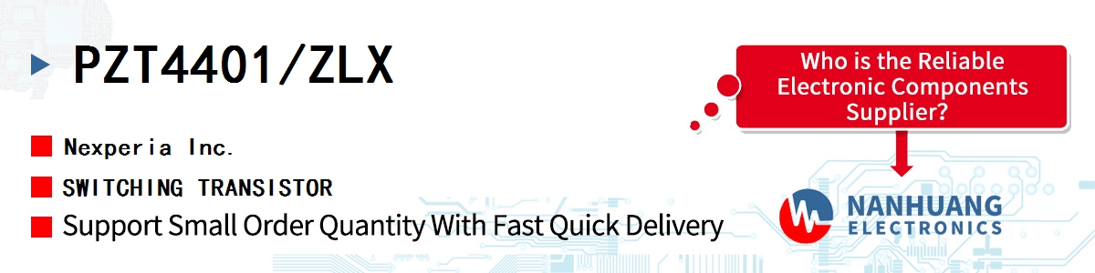 PZT4401/ZLX Nexperia SWITCHING TRANSISTOR