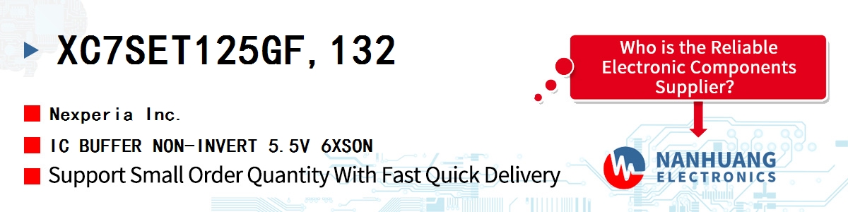 XC7SET125GF,132 Nexperia IC BUFFER NON-INVERT 5.5V 6XSON